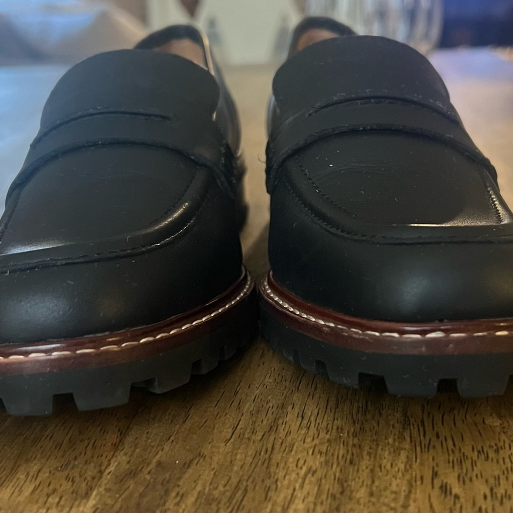 Madewell Black Leather Loafers - Picture 4 of 6